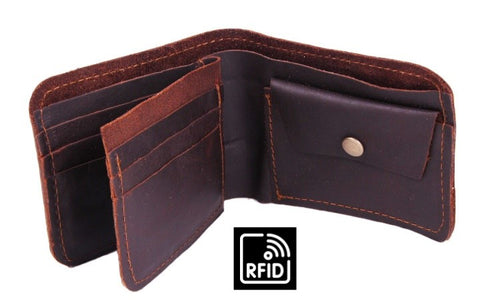 RFID Mens Wallet Change 9 Card