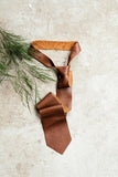 Leather Tie - Morocco Straw - The Maximus Man